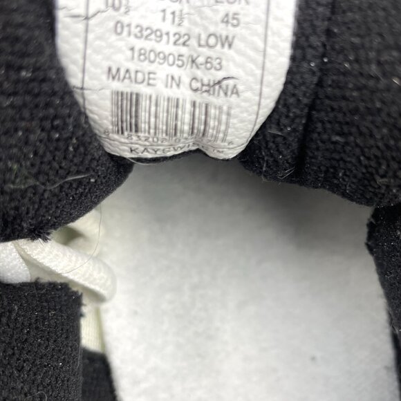 K‑SWISS Men’s Court White & Black Sneakers Skate Shoes Size US 11.5 / EUR 45 - Picture 11 of 13